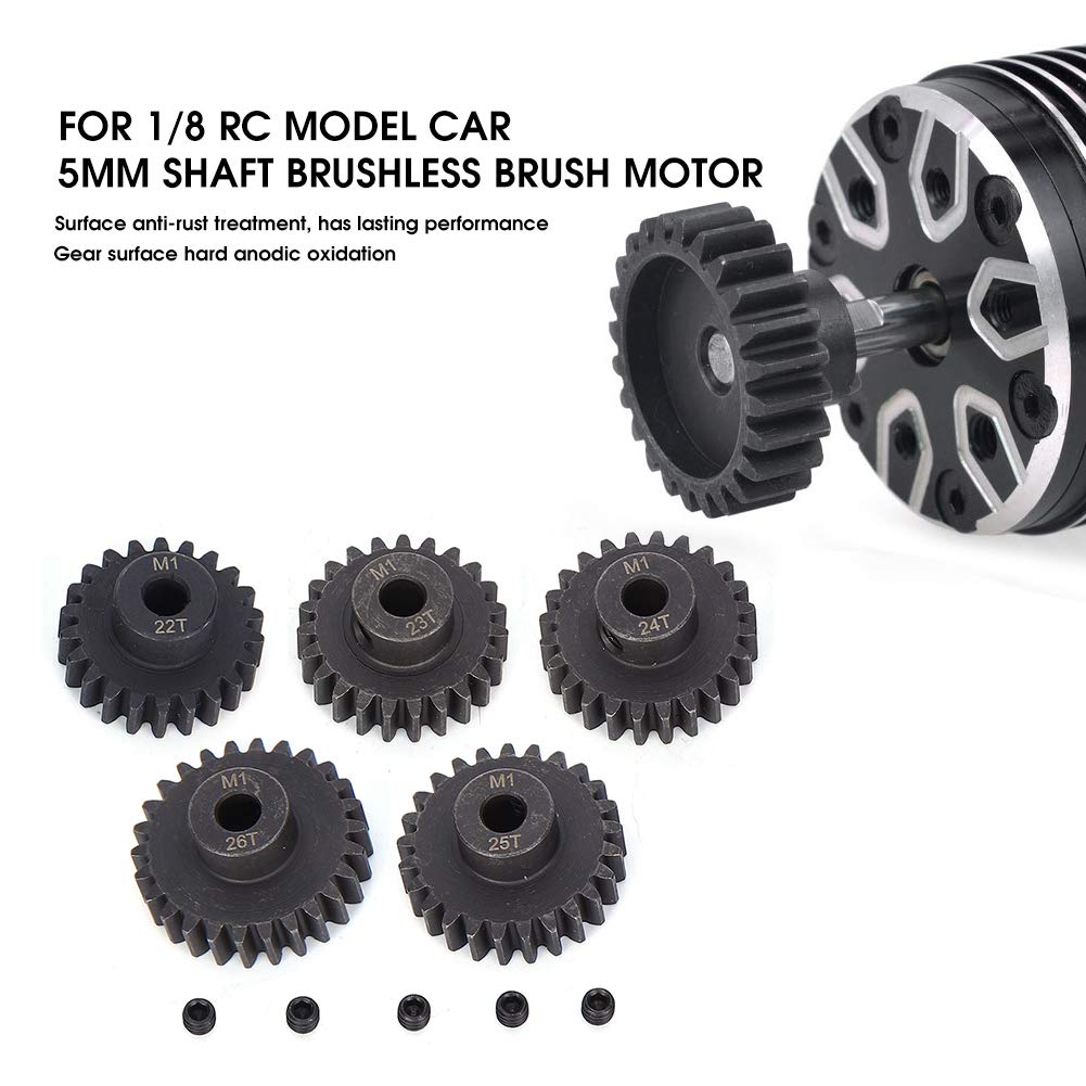 RC Motor Ritzel Set – 26T 28T 30T 32T, 25DP M1, 5 Mm Für 1/8 RC Autos