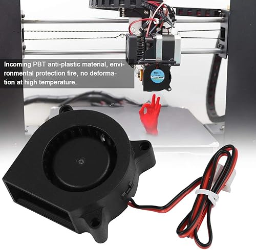Miniatura 2 de Ventilador de refrigeración para impresora 3D, 4020 DC 1.575 x 1.575 x 0.787in, ventilador turbo para accesorios de impresora 3D (24 V)