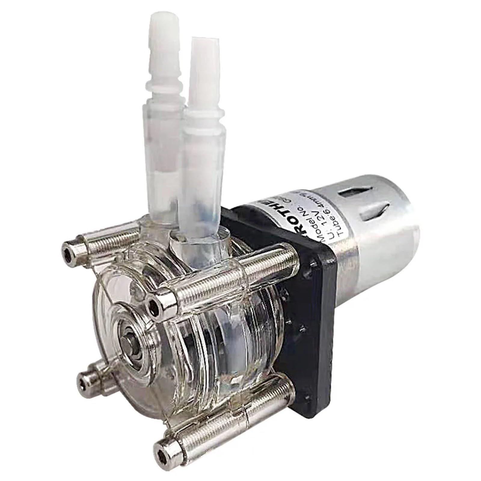 Pompe doseuse péristaltique 1 pièce 12V/24v, débit élevé for laboratoire d'analyse d'aquarium