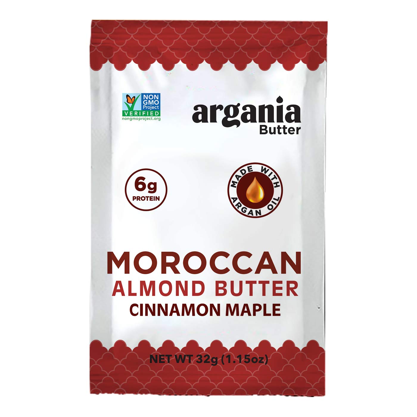 Argania Butter Maple Almond Butter Packets 10ct (1.15oz