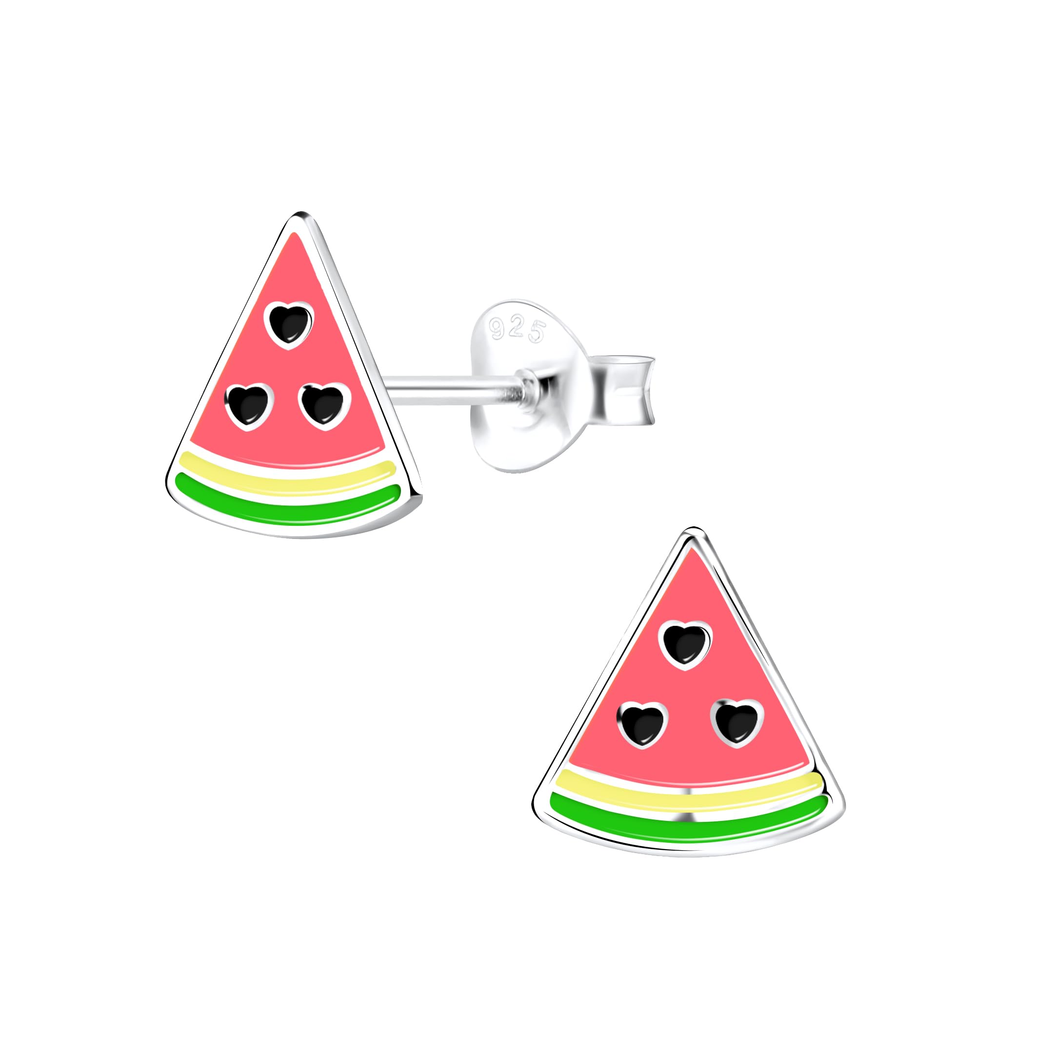 Aww So Cute 92.5 - 925 Sterling Silver Chandi Hypoallergenic Watermelon Slice Stud Earrings For Babies, Kids & Girls || Birthday Gift || Comes In A Gift Box || 925 Stamped With Certificate Of Authenticity || ER1520 (B07R8M7PPB) Amazon Price History, Amazon Price Tracker