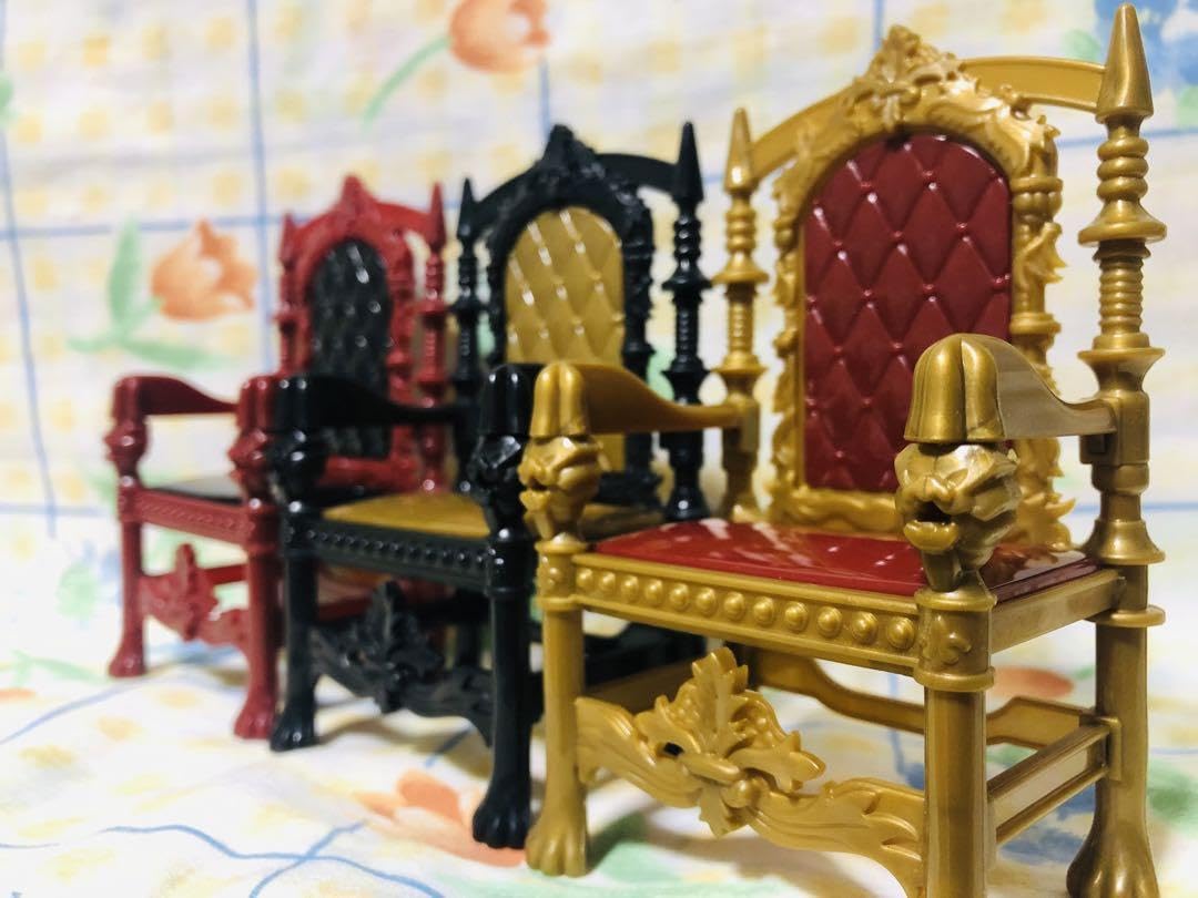 Amazon.co.jp: 玉座 王座 全色 ミニチュア リーメント 椅子 イス ぬい