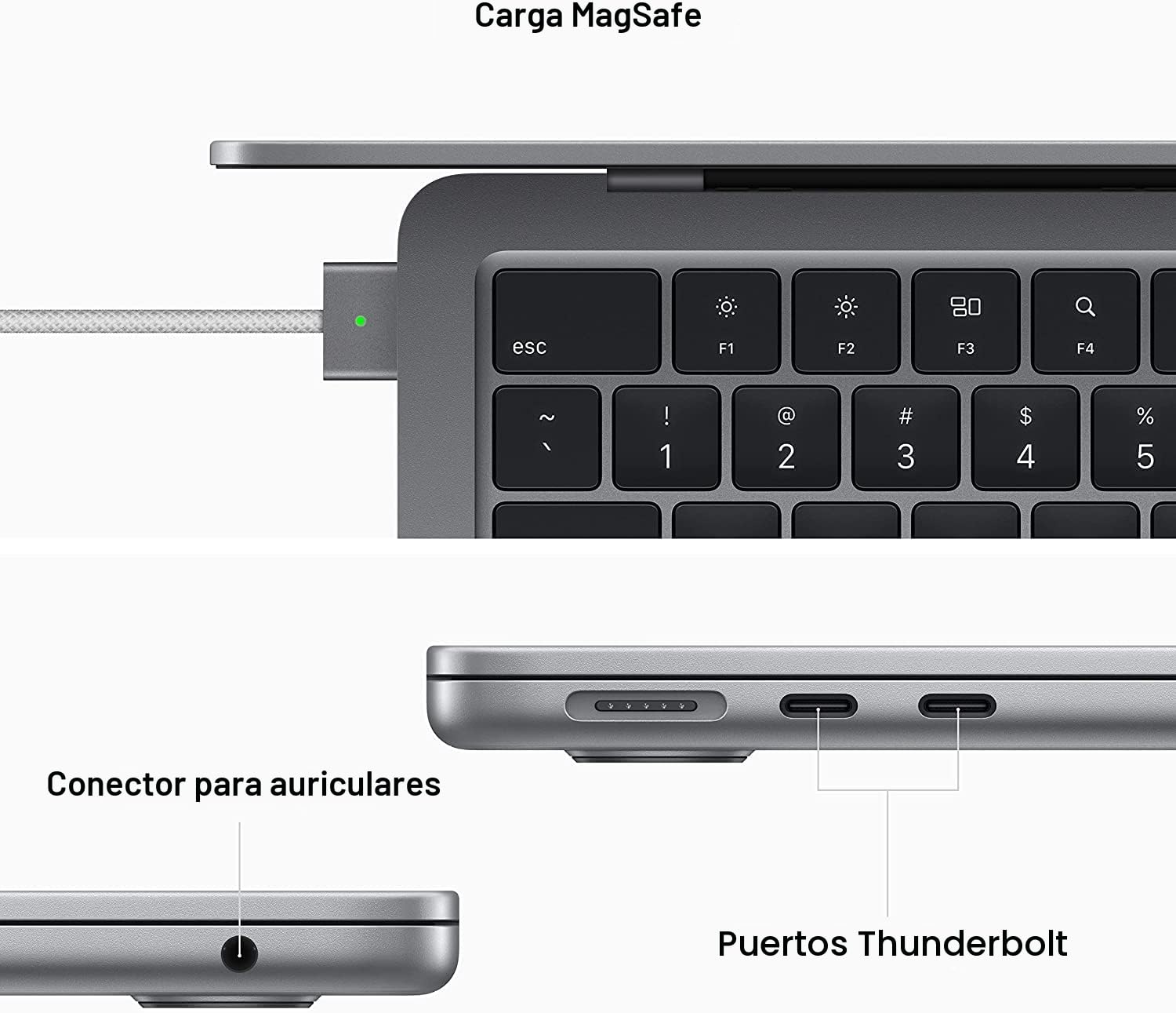 Amazon.com: Apple MacBook Air 2022 con chip M2, 13 pulgadas, 8 GB