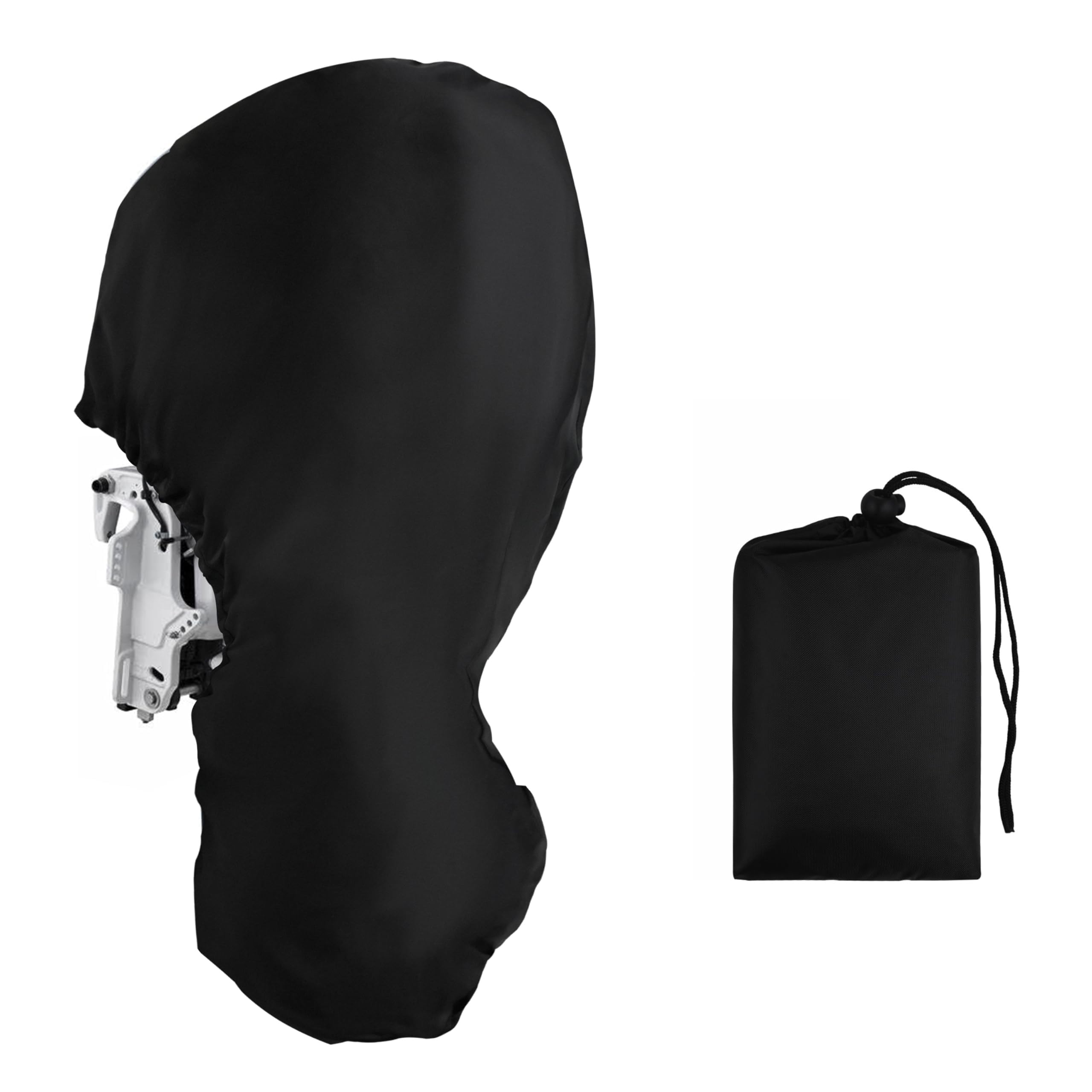 Boat Motor Cover Full Outboard Motor Cover 420D Heavy Duty Oxford Fabric Waterproof Outboard Engine Cover Outboard Motor Muffs Fit for Most Motor