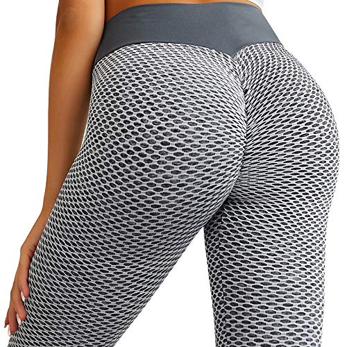 Calça legging feminina TIK TOK fashion de cor lisa cintura alta para exercícios de ioga, pêssego, qu