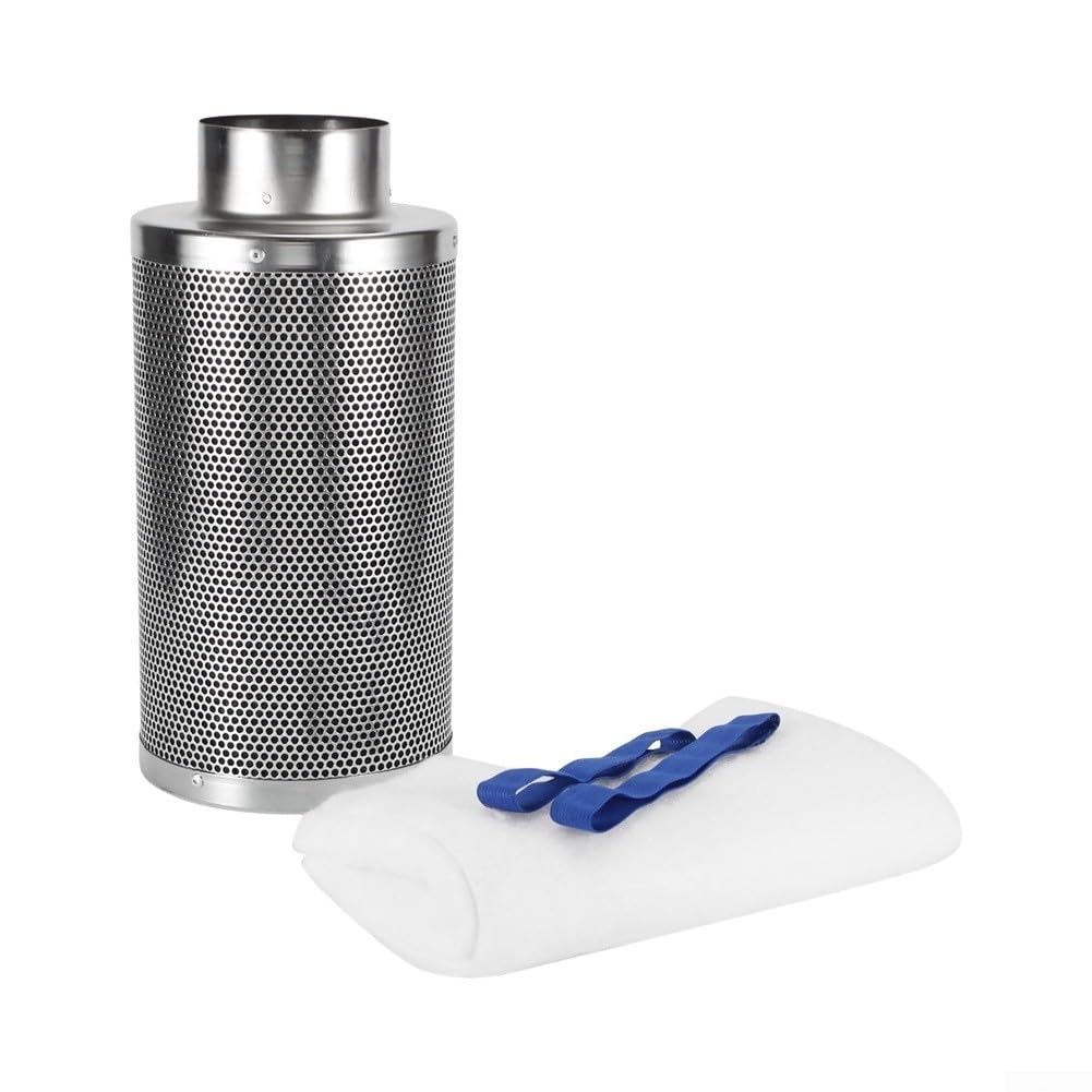 Filtro de carbón reversible de 4 pulgadas con brida para ventilación
