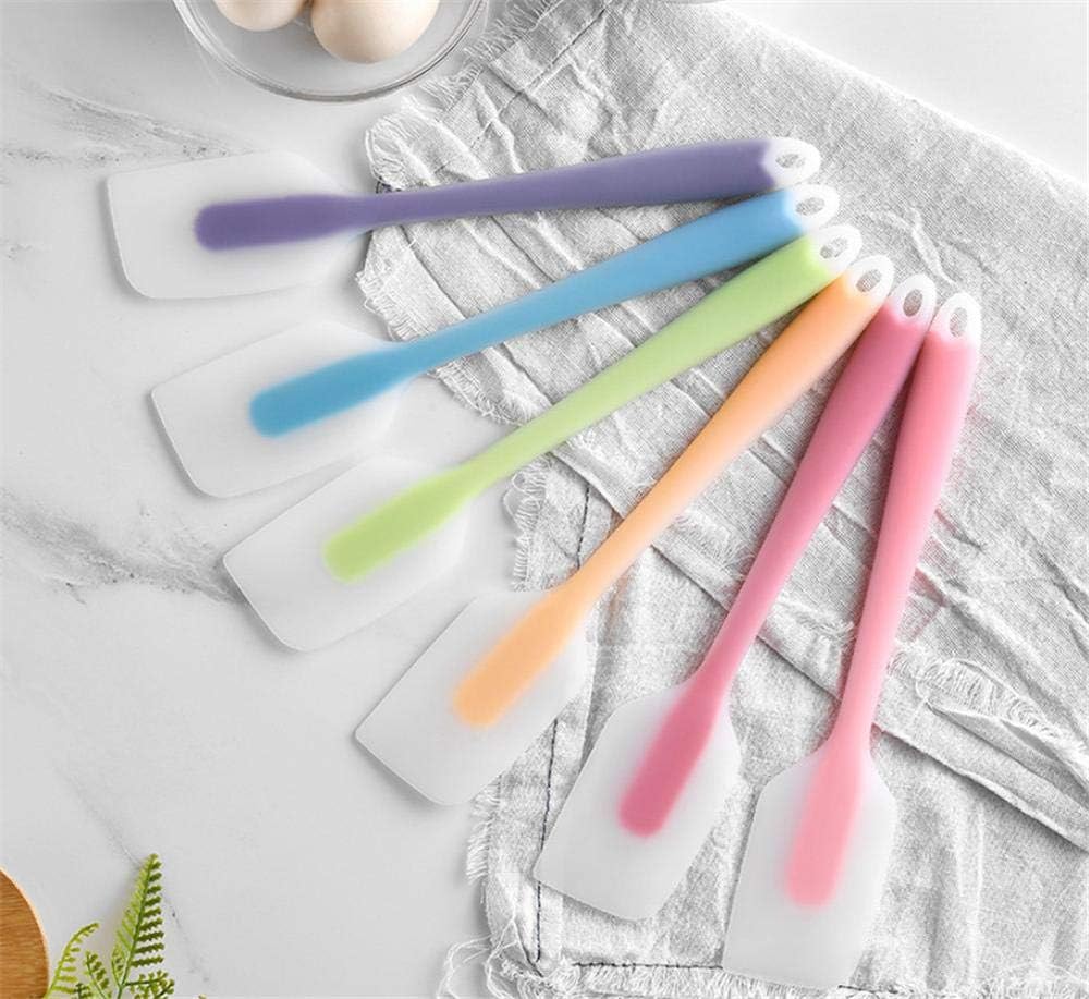 2pcs Silicone Spatula for Cooking Baking Mixing, Non-Stick Translucent Kitchen Utensils Heat Resistant Multicolor image 2