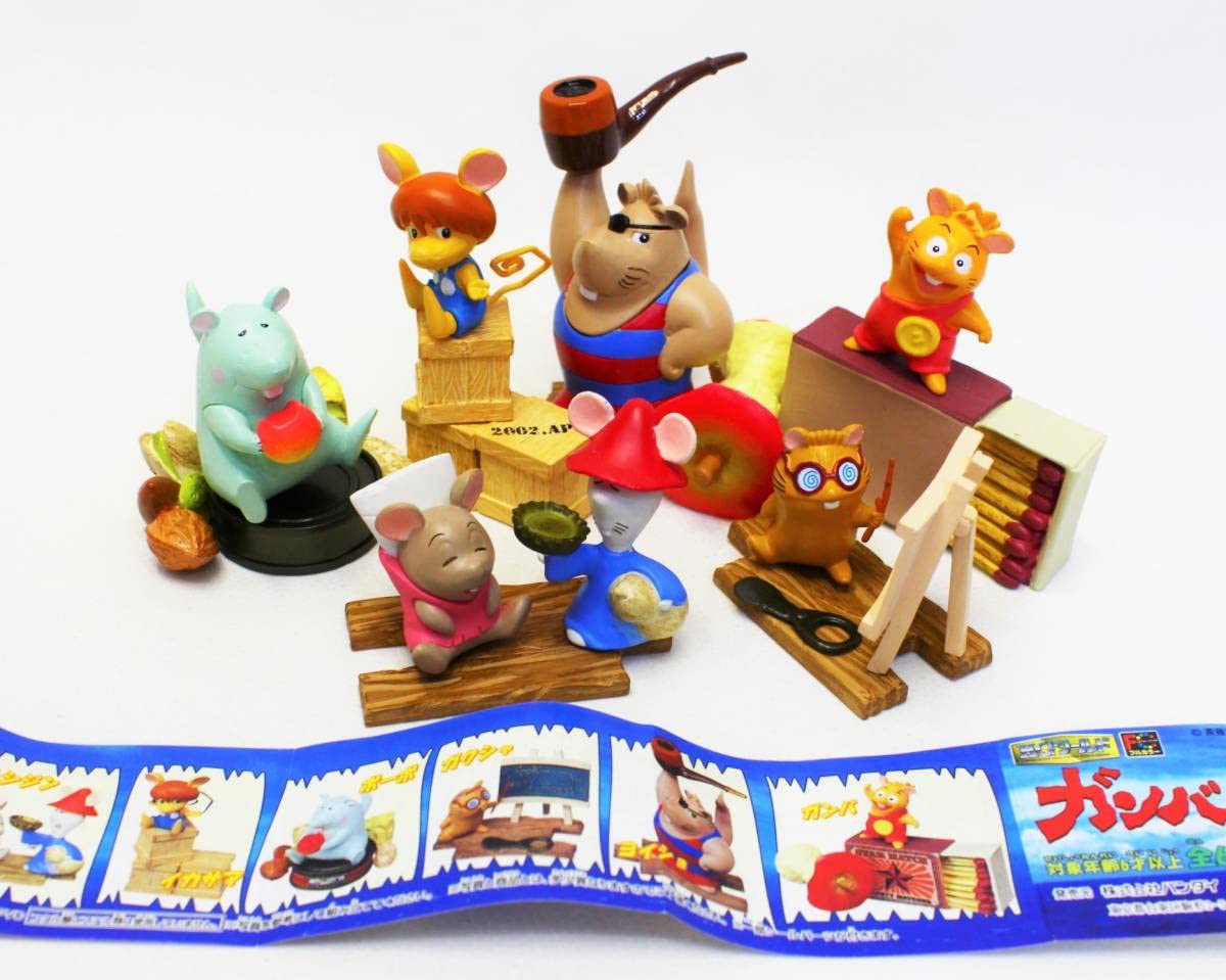 Amazon.co.jp: ON84ガンバの冒険 全6種6体セット HGワールド