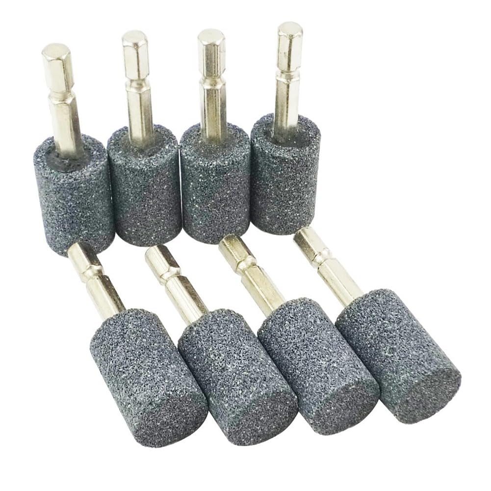 per affilare cilindri 8 pezzi – Attacco esagonale 1/4, punta per montata su rotante per utensili di perforazione (20 Mm)