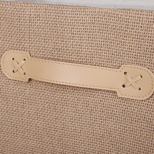 image for TheWarmHome Beige Decorative Storage box with Lid Memory Box Organizer