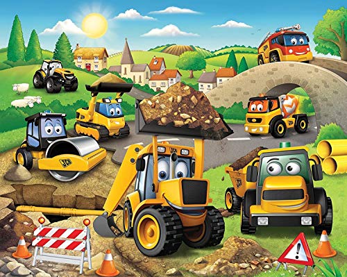 Walltastic WT43787 My 1st JCB Wall Mural, Multicolor