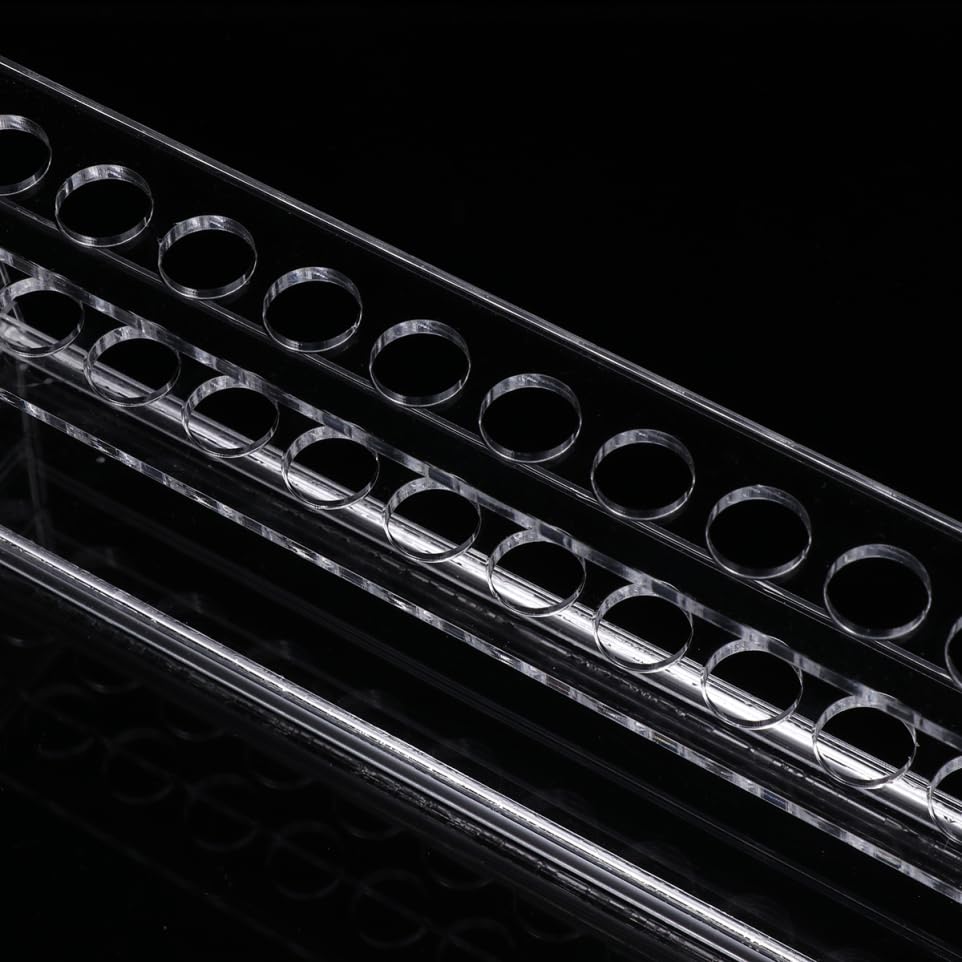 PRETYZOOM 1 Satz Test Tube Rack Holder Abnehmbarer Ständer für Reagenzgläser Transparentes Labormaterial für und Wissenschaftliche Experimente