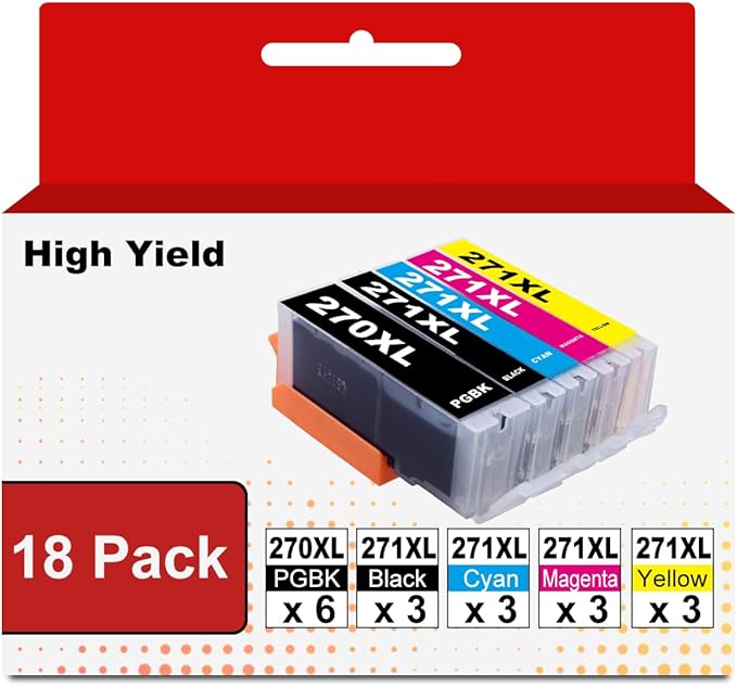 Canon PGI-270 XL Pigment Inchiostro Nero Per Stampanti TS9020 - Foto 6