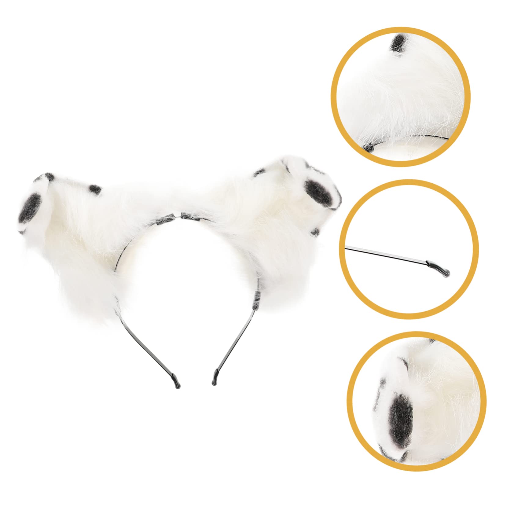 SOIMISS 5pezzi Cerchietto Con Orecchie Di Cane Adorabili Accessorio Per Festa Cosplay Headdress Per Eventi e Festival Creativo Per Amici e Famiglia