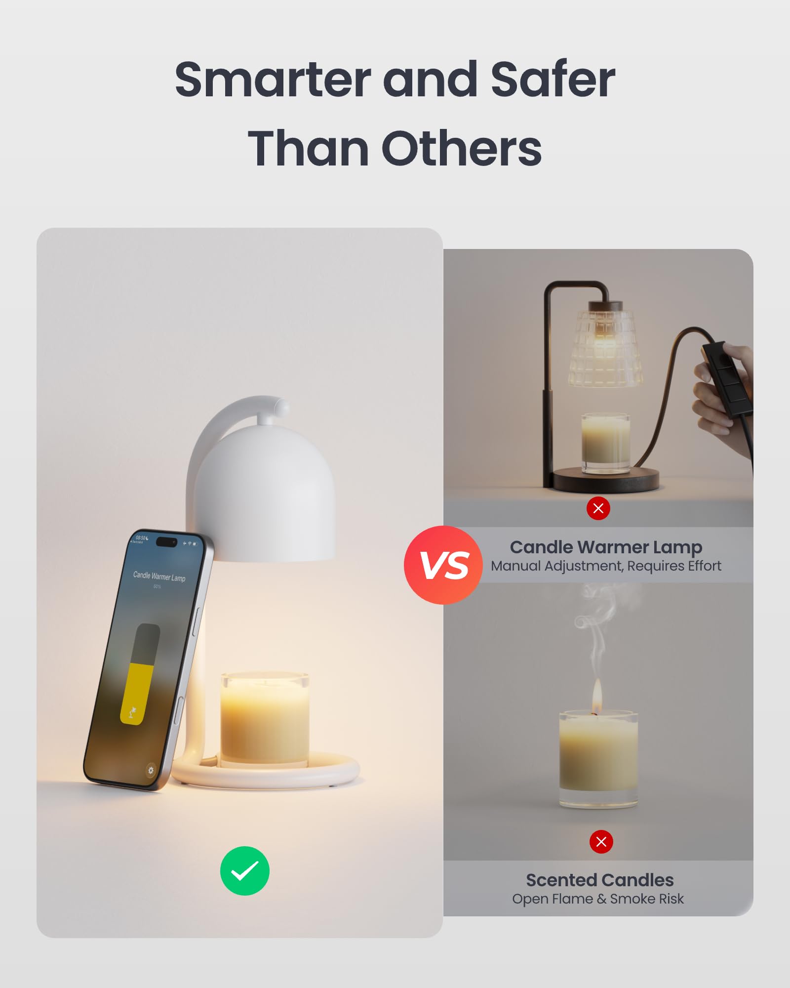 Amazon.com: SwitchBot Smart Candle Warmer Lamp with Timer & Voice