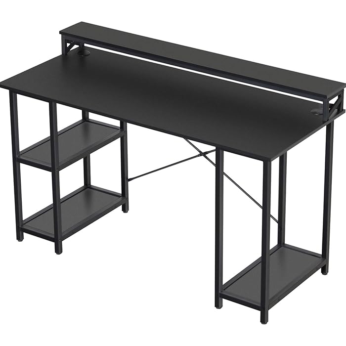 Buy Sedeta 55 inch Computer Desk, Large Office Desk with Printer