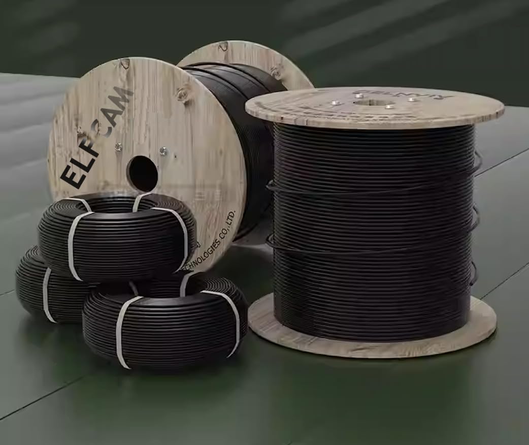 Elfcam® - 100 m Cavo Struttura Libre 250 µm 12 fili - Fibra ottica multimodale OM4 - MV - LSZH