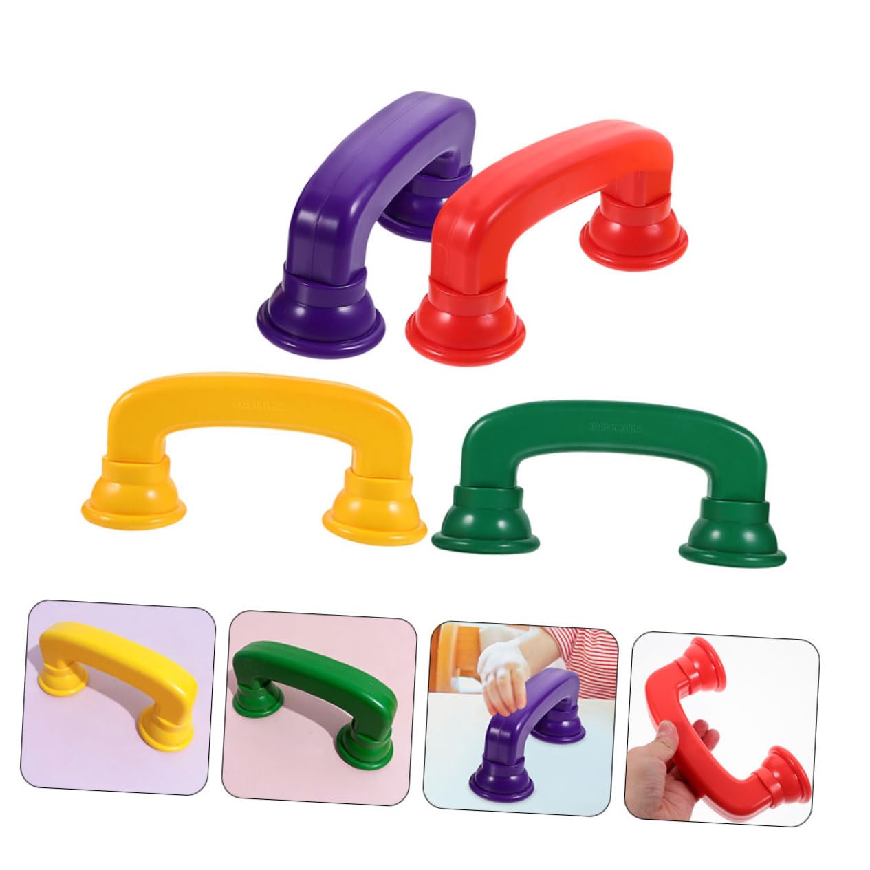8 Piezas de Teléfono de Juguete para Niños Pequeños Bordes Suaves y Material Abs Resistente, Juguete Educativo para Uso Diario y Cumpleaños
