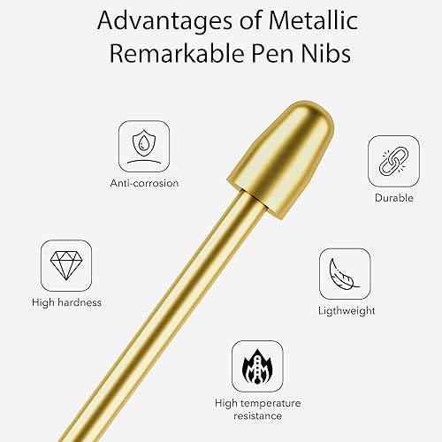 Miniatura 4 de Puntas de lápiz capacitivo para 2 marcadores notables, 2 puntas de bolígrafo con herramienta de extracción de puntas, accesorios de repuesto de