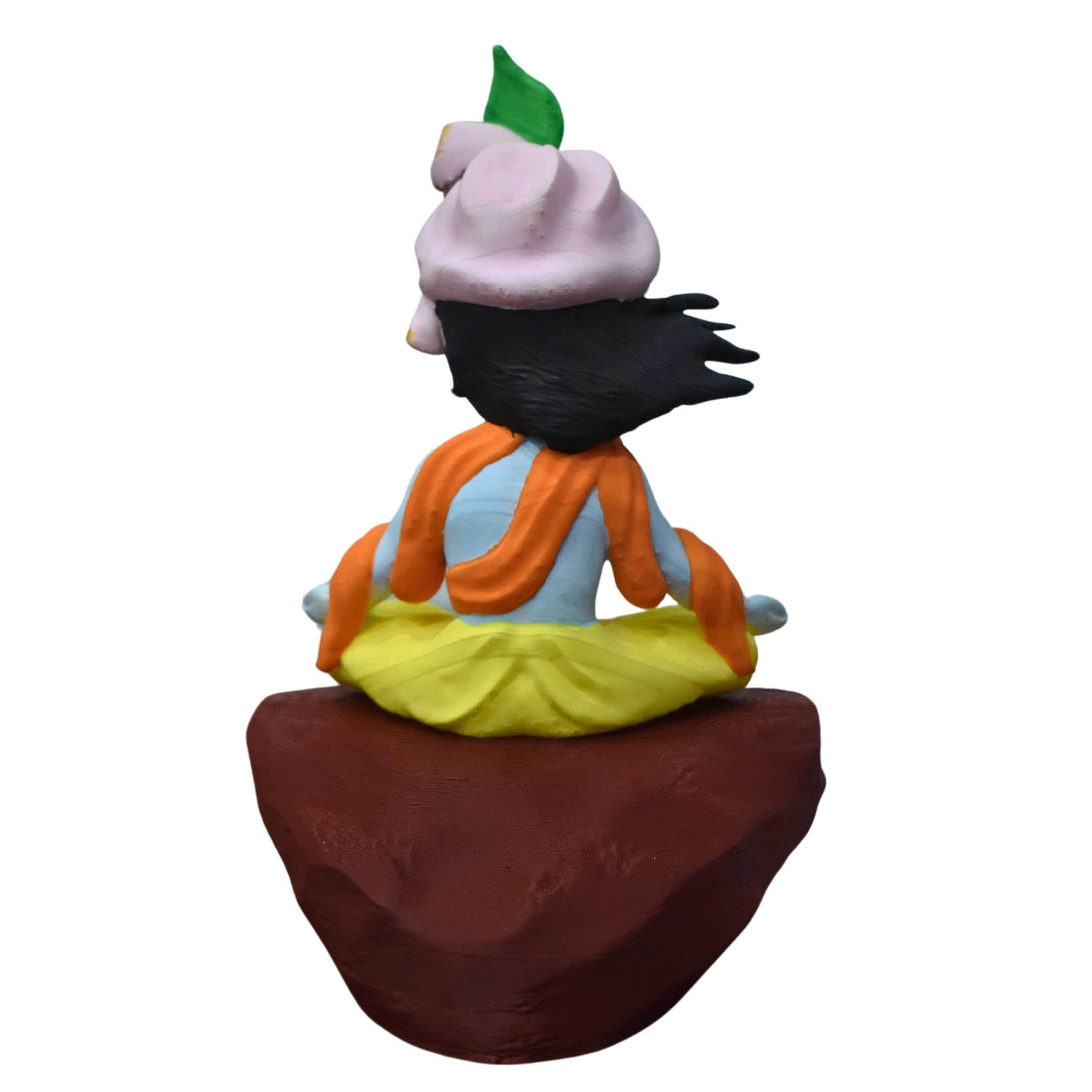 QUANTUM LEGENDS Krishna Idol, Krishna on Matki, Child Krishna with Matki of Butter, Laddu Gopal, Perfect for Home Décor, Study Table, Spiritual Gift for Devotees 4