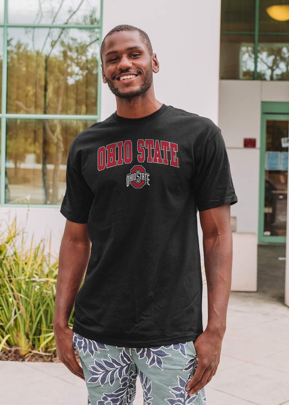 Blue 84 NCAA mens T Shirt Team Color Arching Over - Image 2