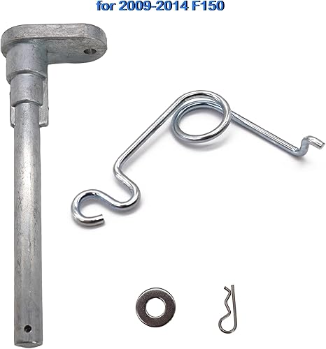 Miniatura 2 de Pasador de bisagra de puerta de combustible con resorte de puerta de gas para 2009-2014 F150 2010-2014 Lincoln Mark LT Tapa de gas suelta reparación