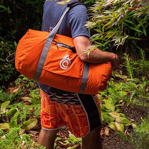 AquaQuest Slipstream Duffel Bag - 100% Waterproof, Lightweight, Durable, Versatile, Compact - Protective Dry Bag for Sport, Travel, Boating - 50L, Blue, Black or Orange - Image 3