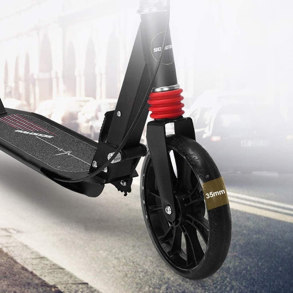Scooters de mobilité, Trottinette Adulte, Trottinette Adulte à Deux Roues, Trottinette Pliable à Un Pied, Frein à Main Double Absorption des Chocs, Trottinette Enfant CUH
