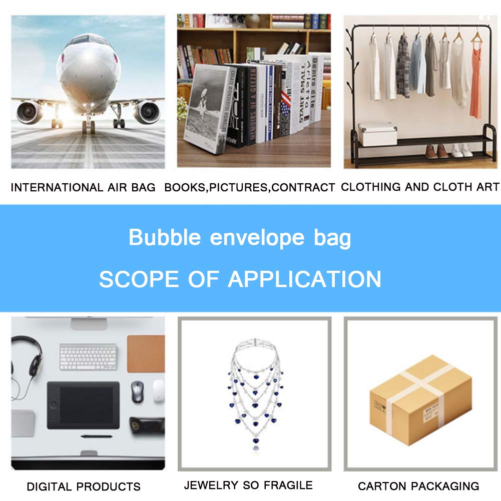 Lot de 60 enveloppes à bulles en polyéthylène noir - 33 x 40 cm - Imperméables et indéchirables - Pour bureaux, maison, magasins et écoles - Bande autocollante rembourrée pour une expédition sécurisée