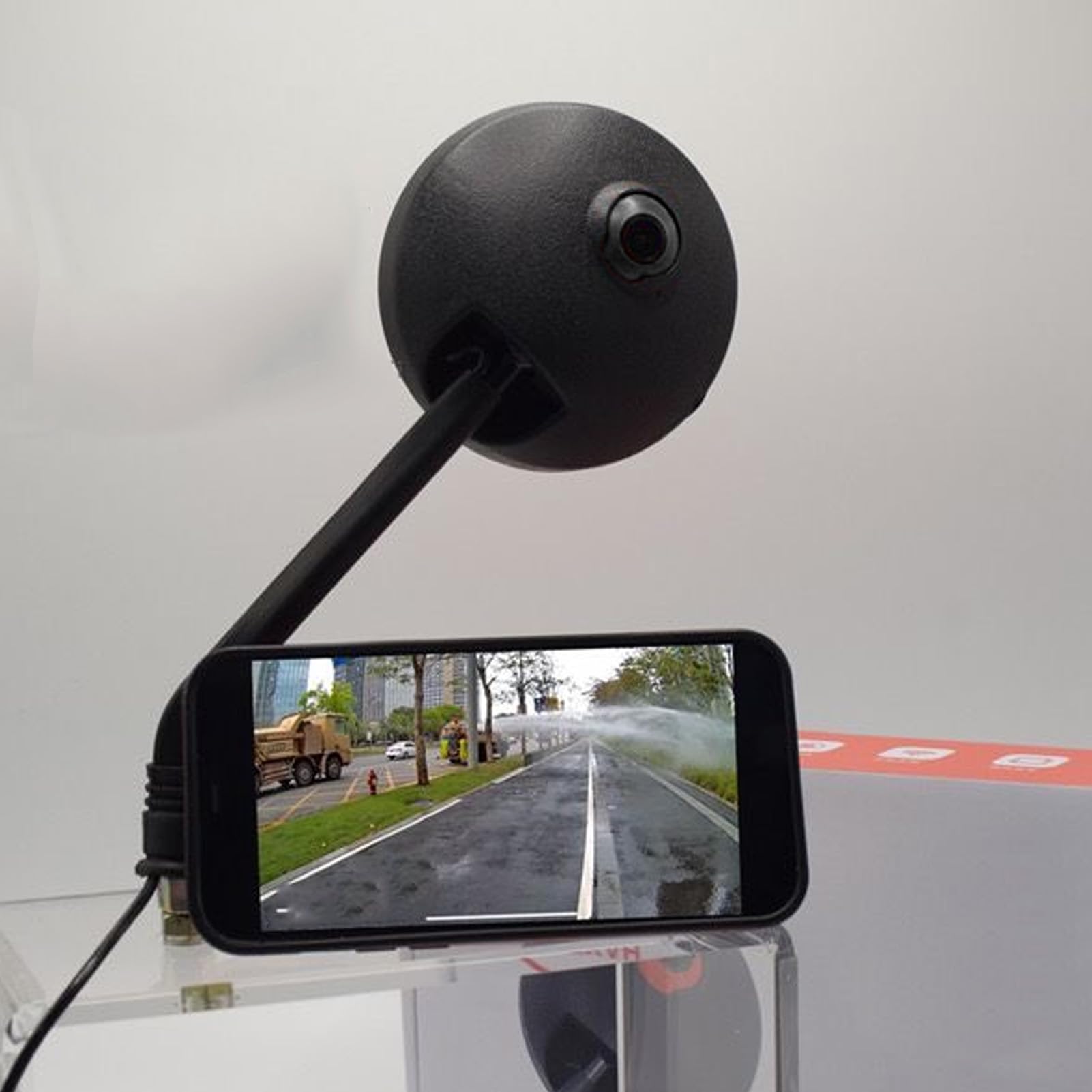 Motorradspiegel Weitwinkel-Dashcam 140° 1080P 32GB Anti-Shake-Kamera Wasserbeständig Zum Fahren