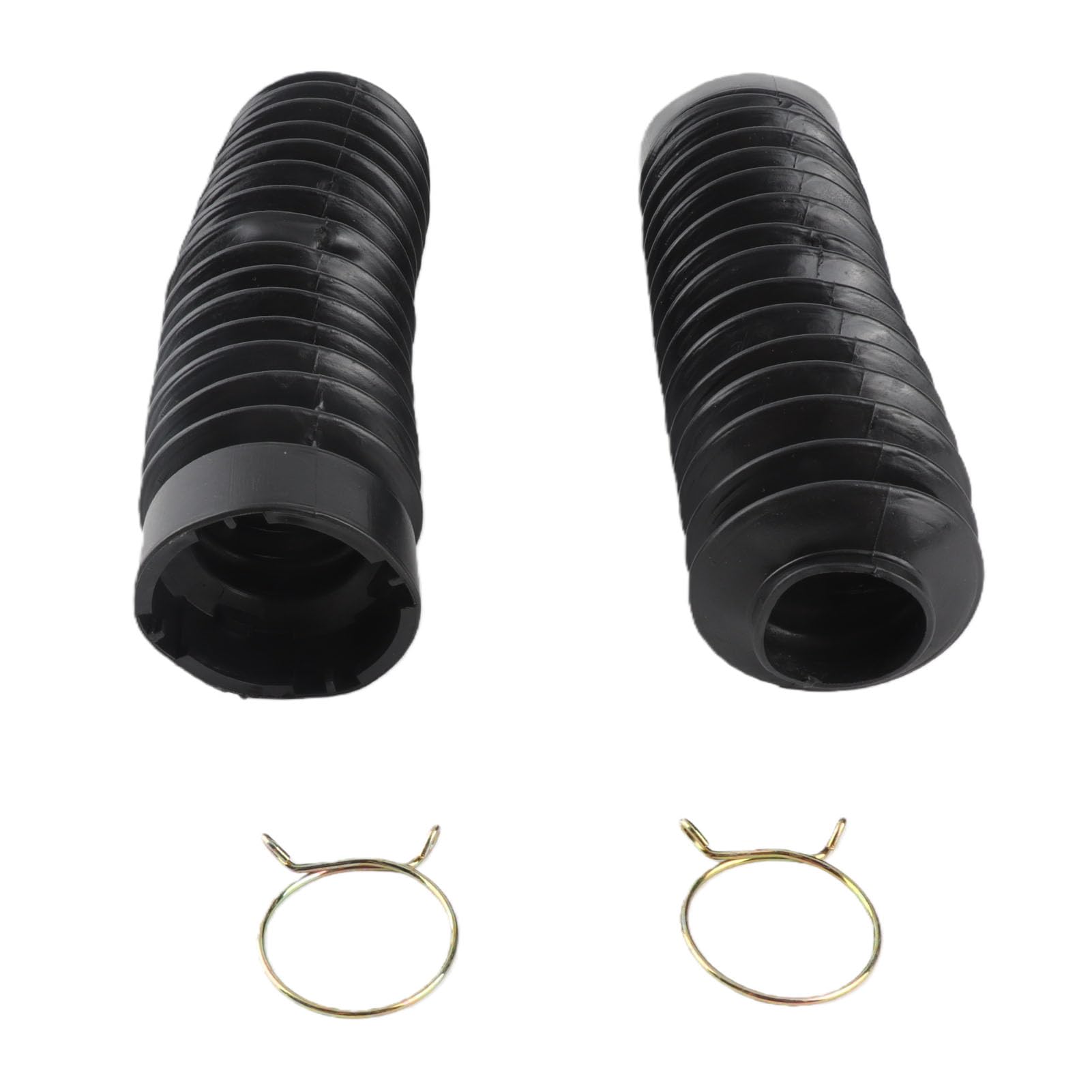 Yctze 1 Paire de Tubes de Fourche Avant de Moto Noir Bottes Manchon en Caoutchouc Couverture pour CQR ATV Dirt Bike Couvercle de Fourche