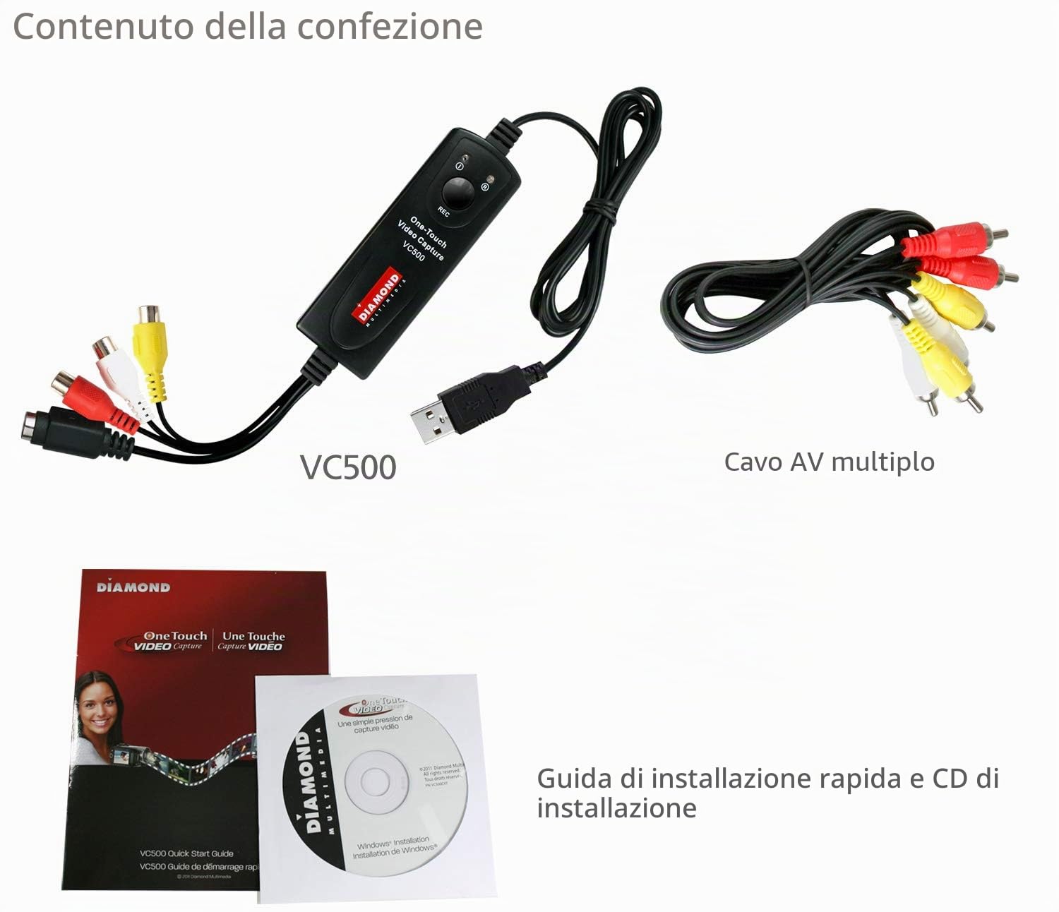 Diamond VC500 - Dispositivo cattura video One Touch