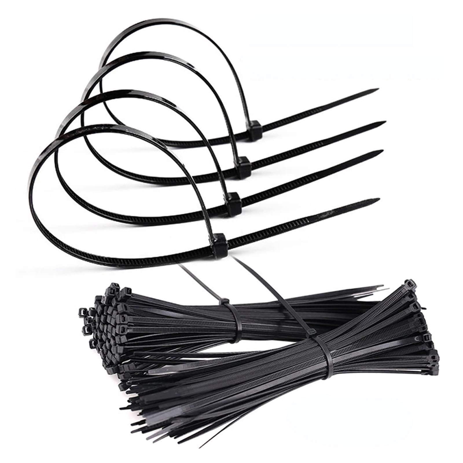 4,7 Nell'auto Di Nylon Delle Fascette Ferma-cavo Di Lunghezza - Foto 11