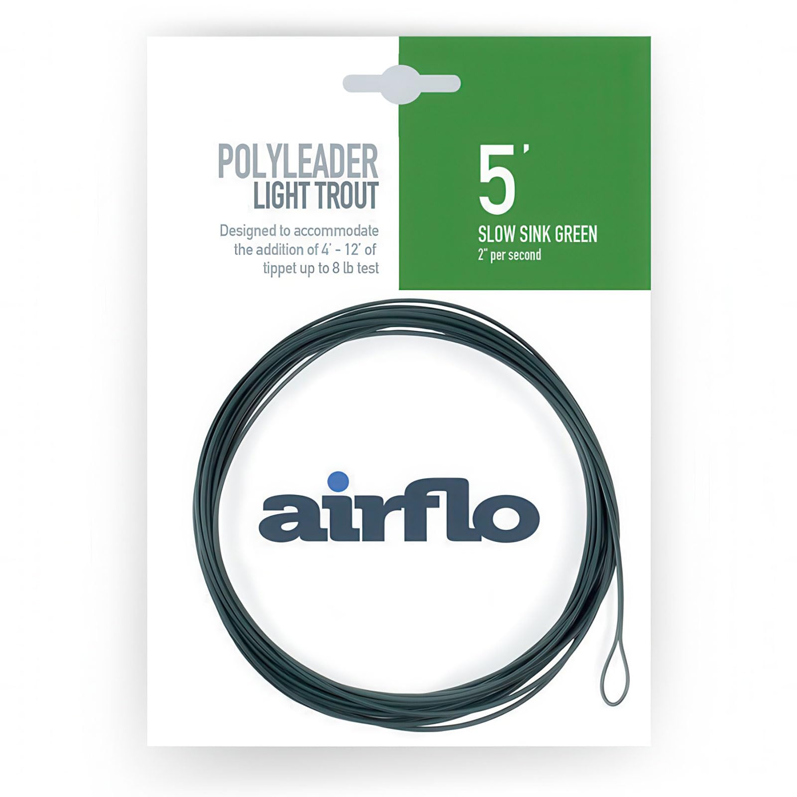 AIRFLO Light Trout Polyleader | Slow Sinking 5'