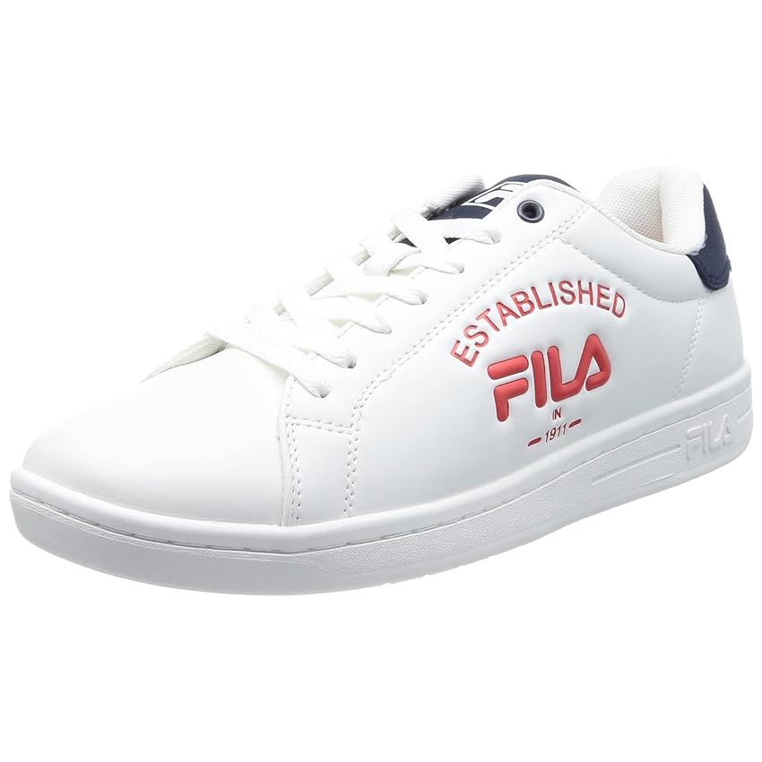 Fila Crosscourt 2 NT Logo, Scarpe da Ginnastica Uomo, Fila Navy Fila Red, 41 EU