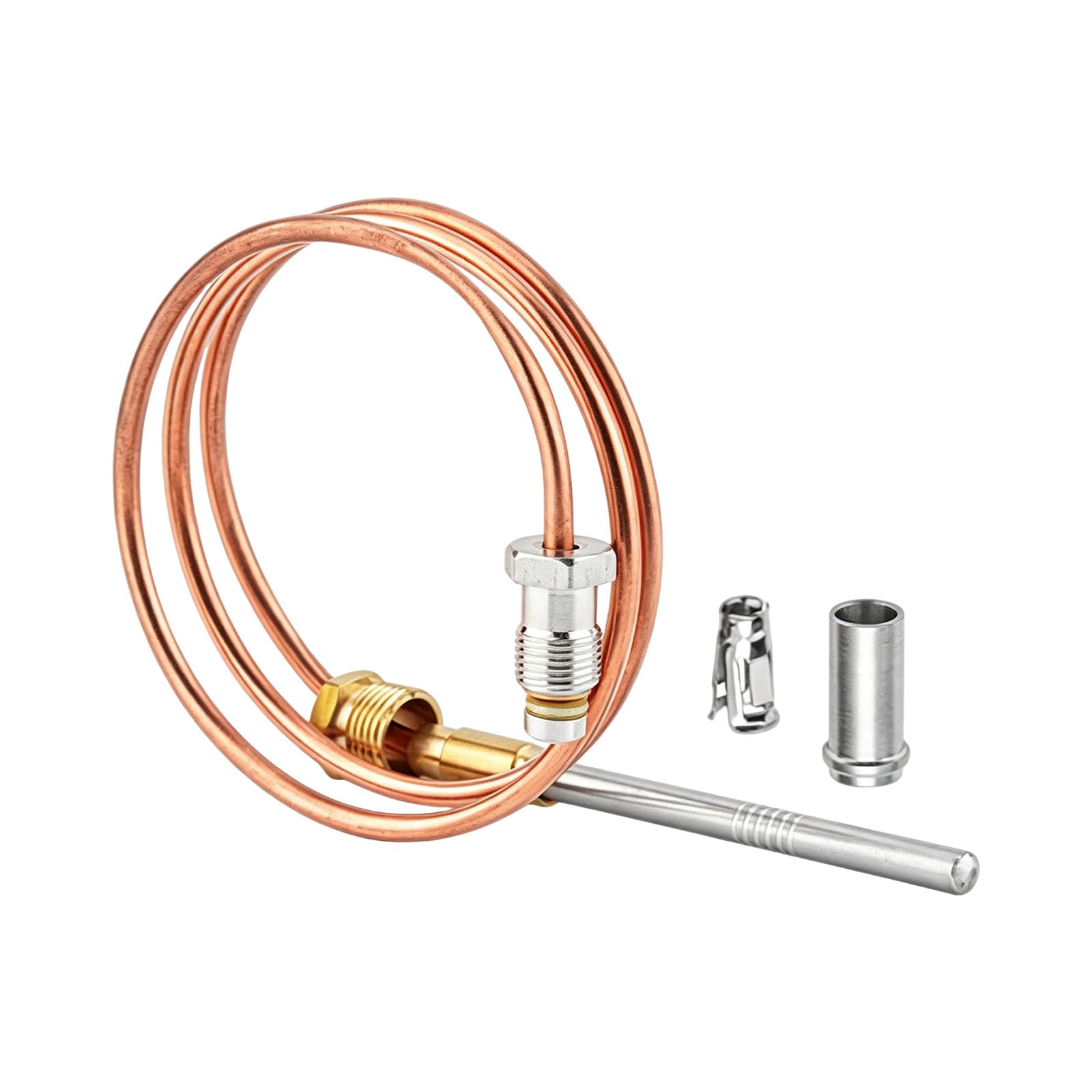 Mekalero CQ100A1013 / U Water Heater Thermocouple Replacement 24Inch Boiler Parts for Safe Operate Enduring Water Heater Replacement