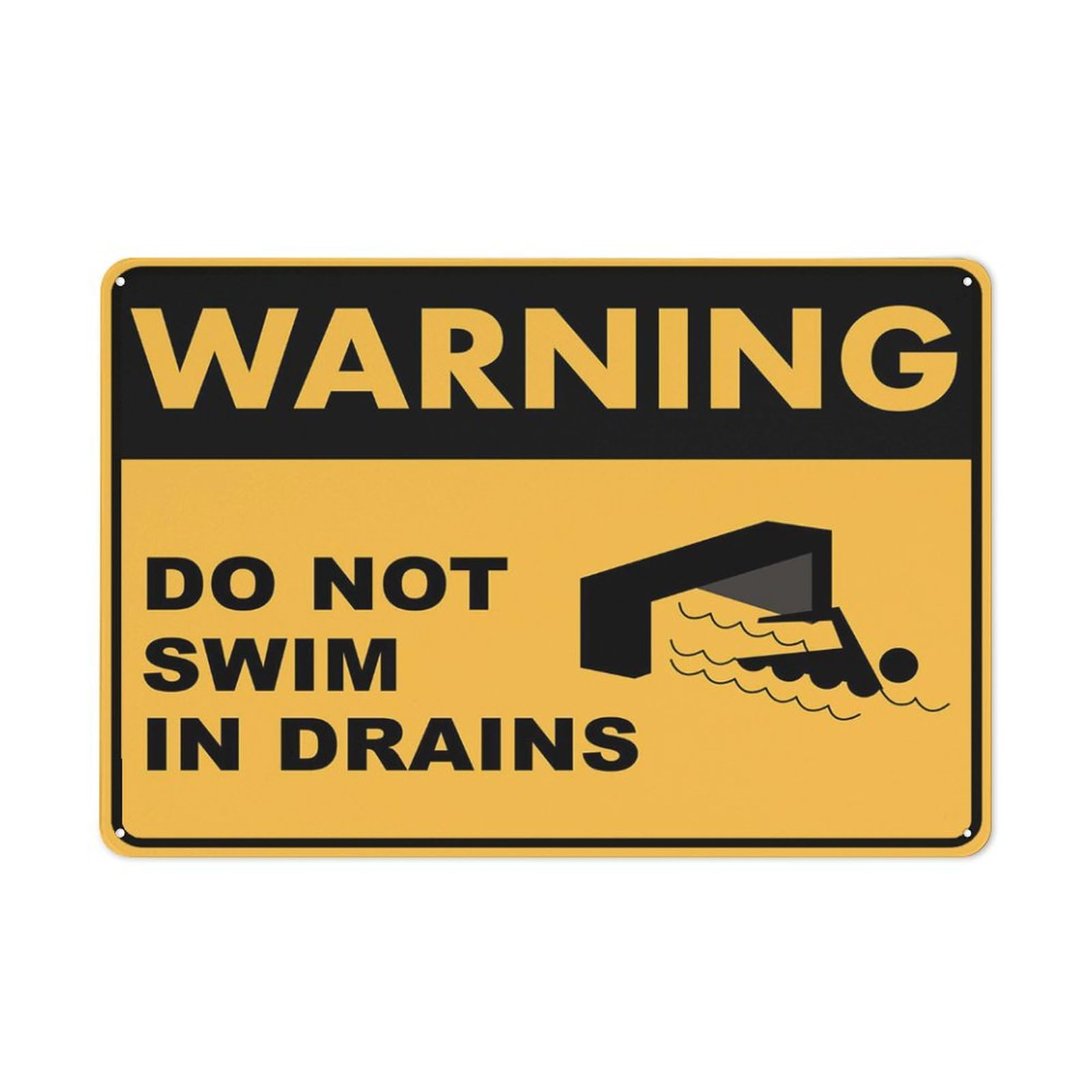 Caution Fire In The Hole Sign 8X12 Inch Aluminum Metal Tin Sign For Indoor & Outdoor Yard Sign Lawn Sign Decor