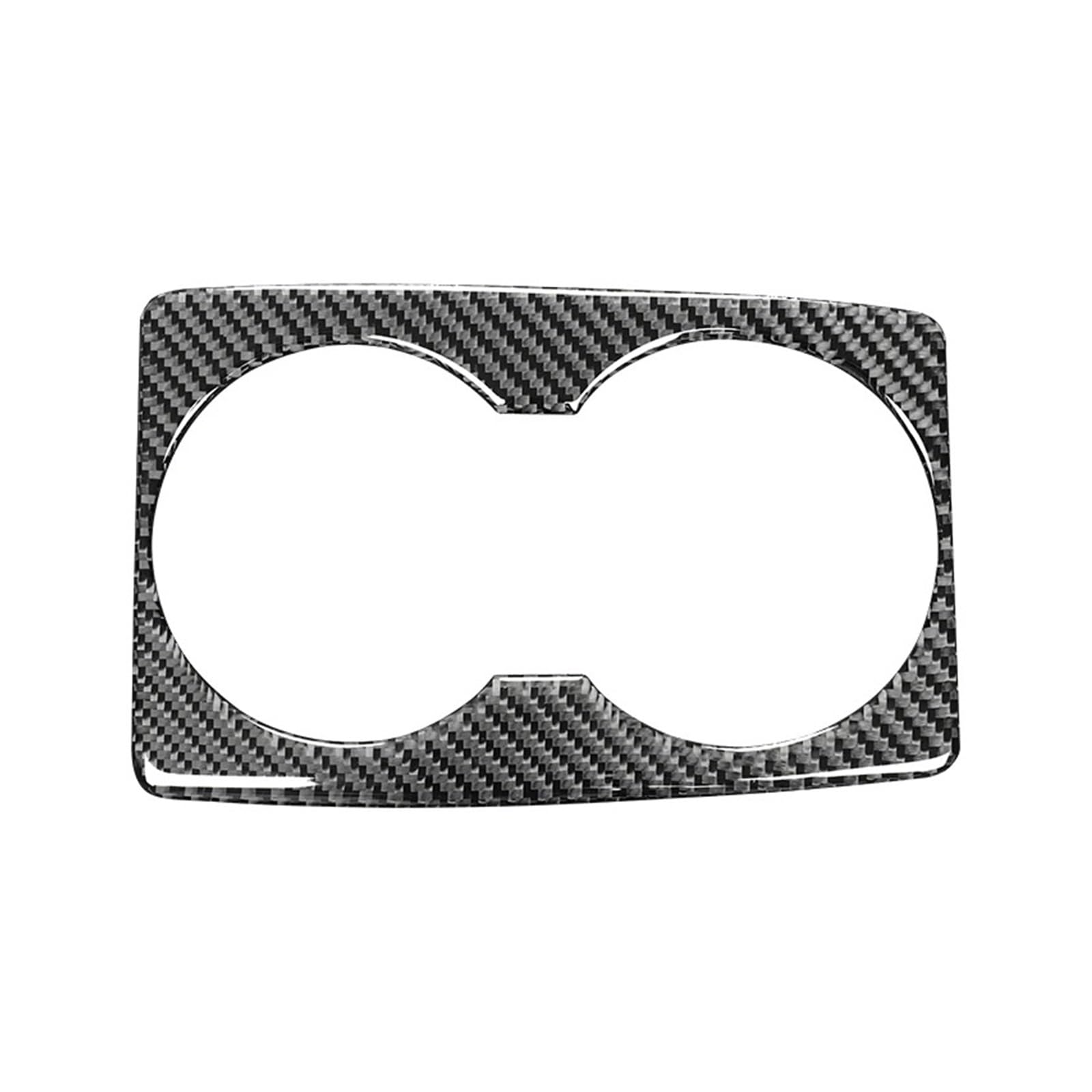 Compatible for Mazda 3 Axela 2014-2019 Central Control Water Cup Panel Cover Decorative Sticker Car Interior Accessories Carbon Fiber