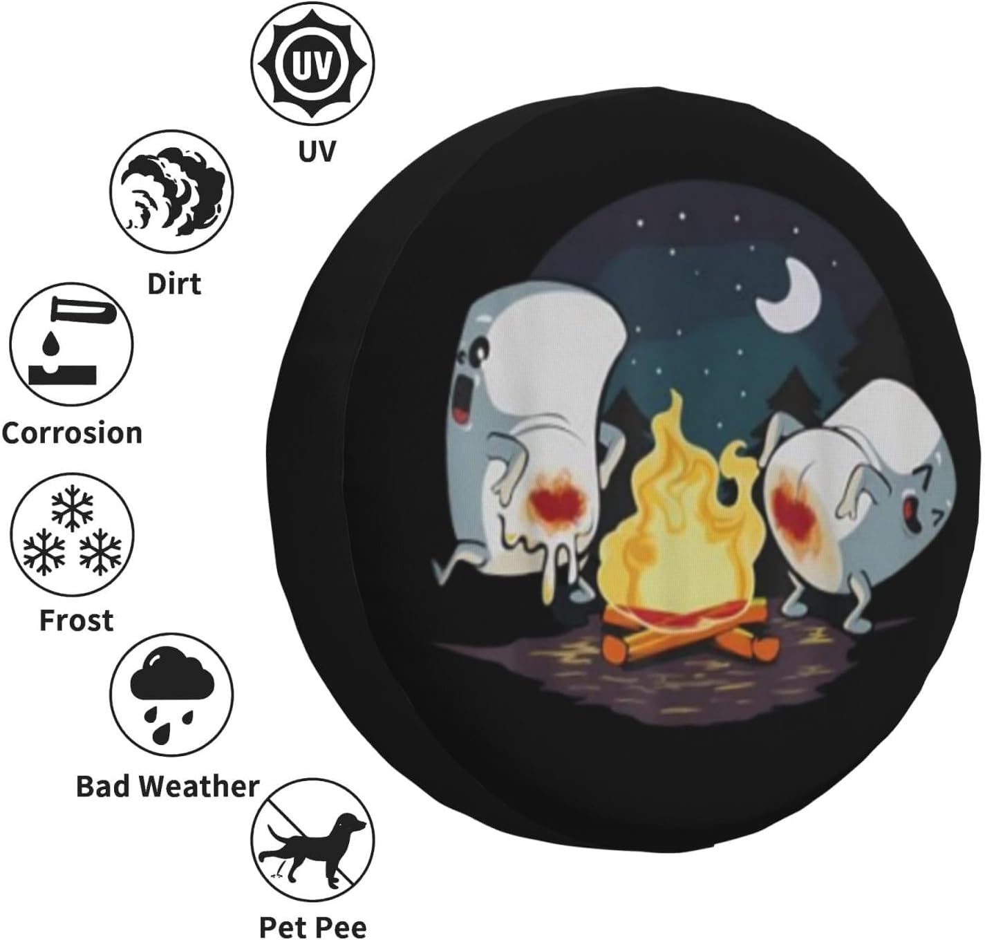 Cozy Up Your Ride: Review of the Marshmallow Campfire Spare Tire Cover