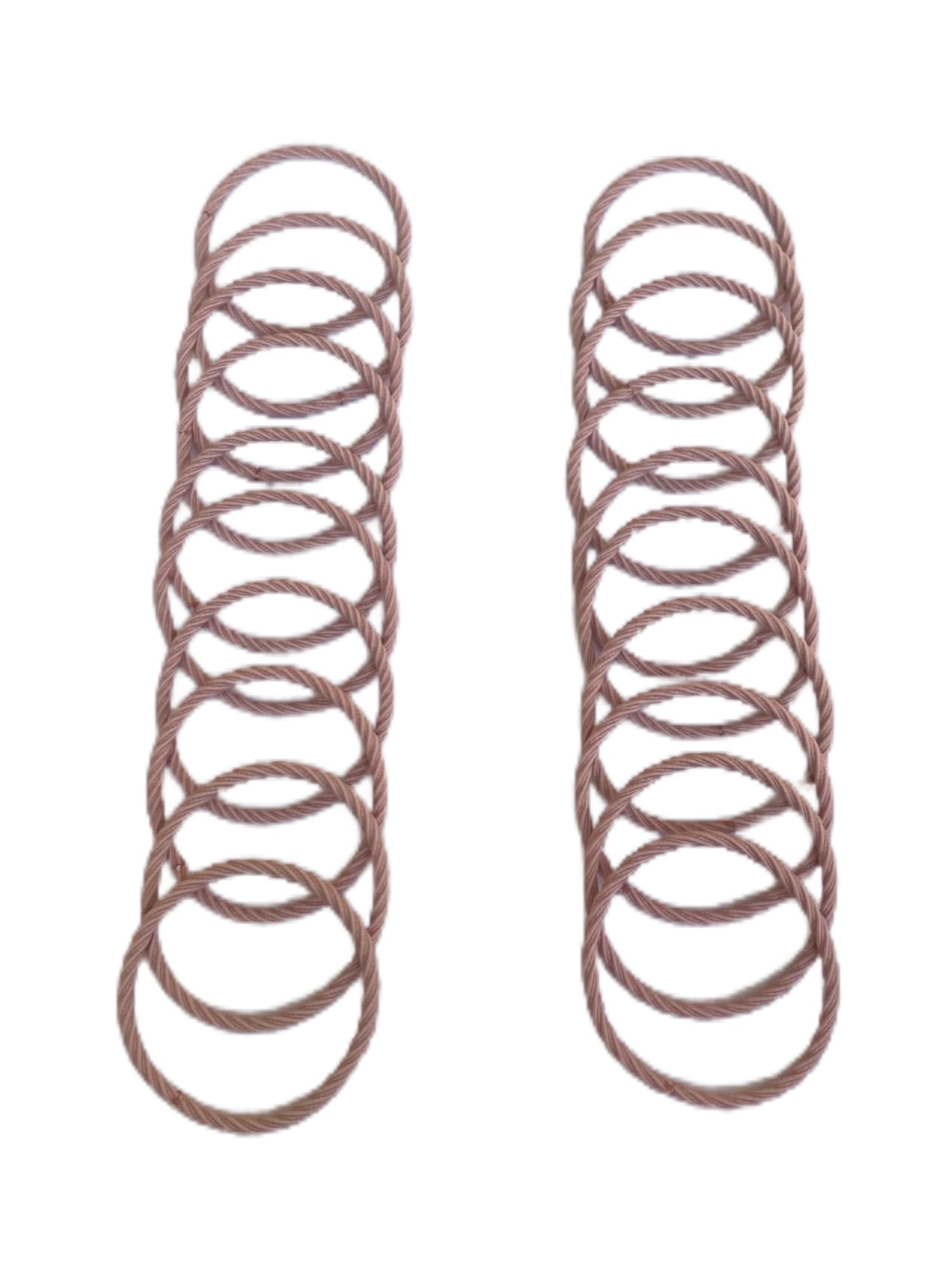 Light-pink Premium Products Hair Ties for Women, 20Pcs Thin Elastic Hair Bands Ponytail Holders for Thick,Curly and Straight Hair No Damage Soft