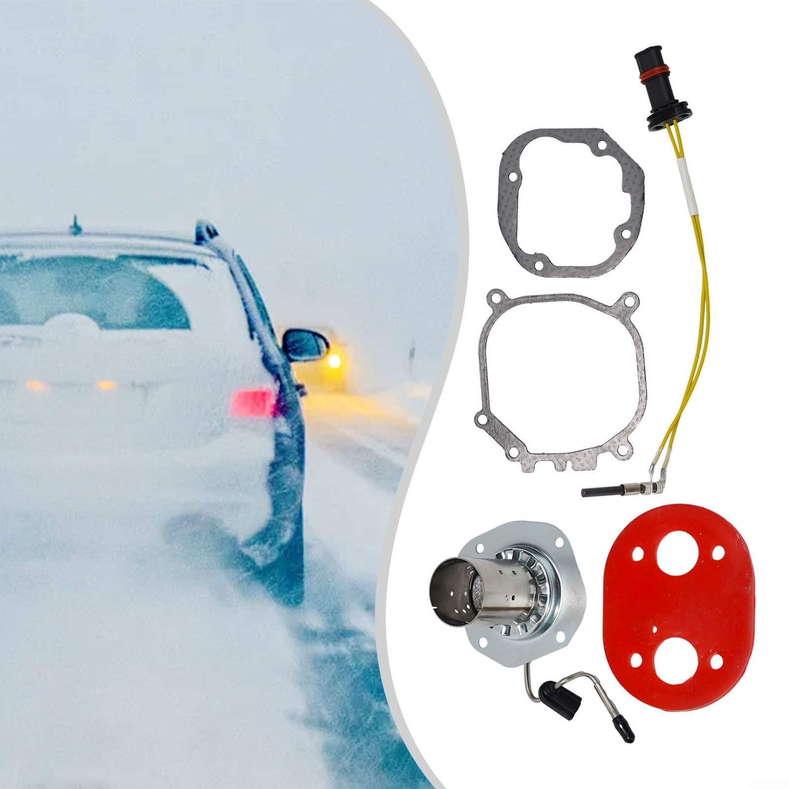 Kit d'entretien de prise de chauffage diesel pour voiture, 12 V 2 KW, compatible avec brûleur à goupille de préchauffage Webasto 2000ST et ensemble de joints