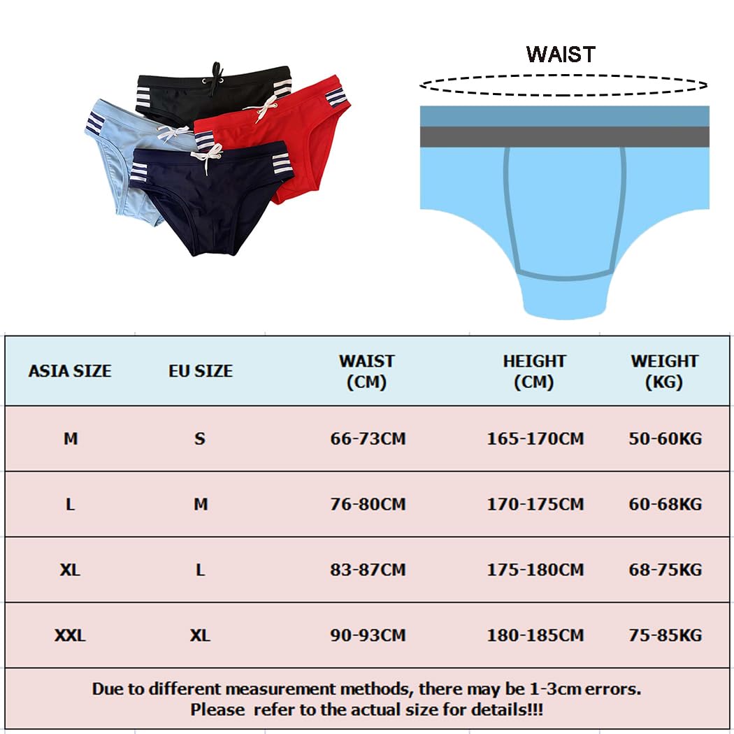 Bañador Slip Hombre Natación Secado Rápido Talla M-2XL
