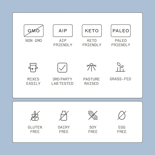 Miniatura 5 de Amy Myers - Cápsulas de proteína de colágeno 180  El mejor colágeno alimentado con pasto tipo 1 y 3 para cabello, piel y uñas, péptidos de colágeno