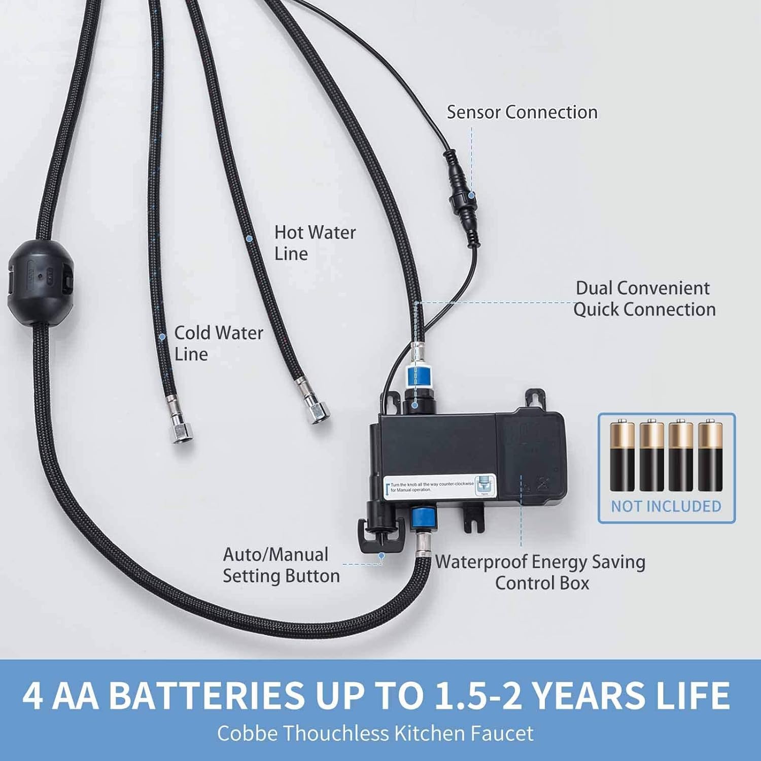 Black Friday - 80% OFF Touchless Kitchen Faucet Cobbe Brushed Nickel Kitchen Faucet with Pull Down Sprayer Motion Sensor Sink Faucet Hot Deals Touchless Kitchen Faucet Cobbe Brushed Nickel Kitchen Faucet with Pull Down Sprayer Motion Sensor Sink Faucet