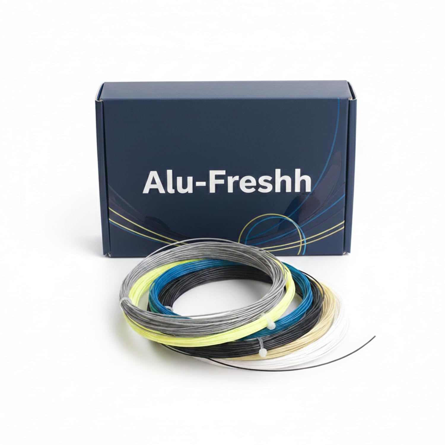 High Resilience Polymer Nylon Badminton Racket String 0.69mm | 10M (33 Feet) Durable Replacement String | Strong Tension, Power & Control | Multicolour (4)-image-18