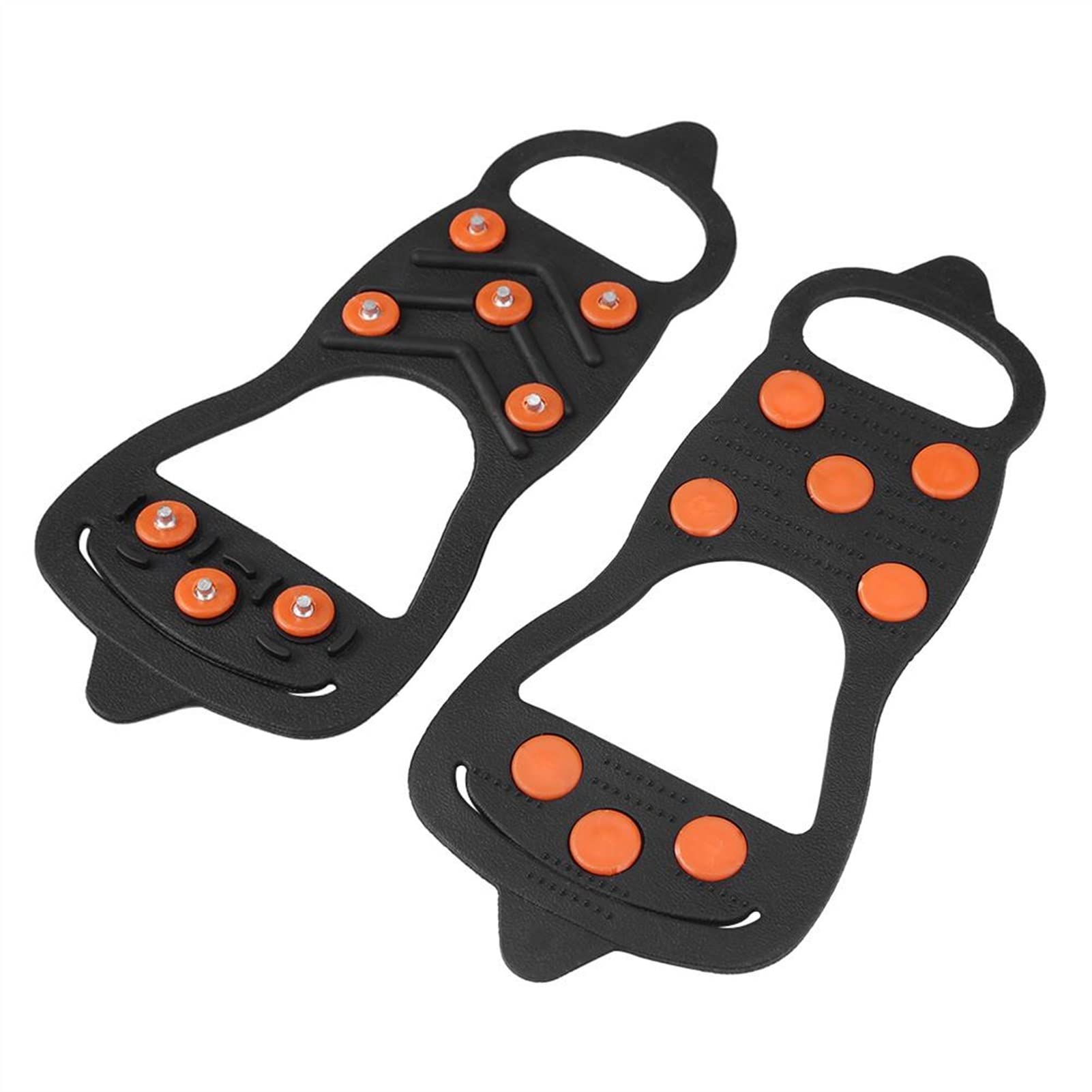 Schuhspikes Universal 8 Bolzen Eisschuh Spiked Grips Cleat Crampons Winter Klettern Outdoor Camping Anti Slip Schuhe Abdeckung Skifahren Zubehör (Color : L)