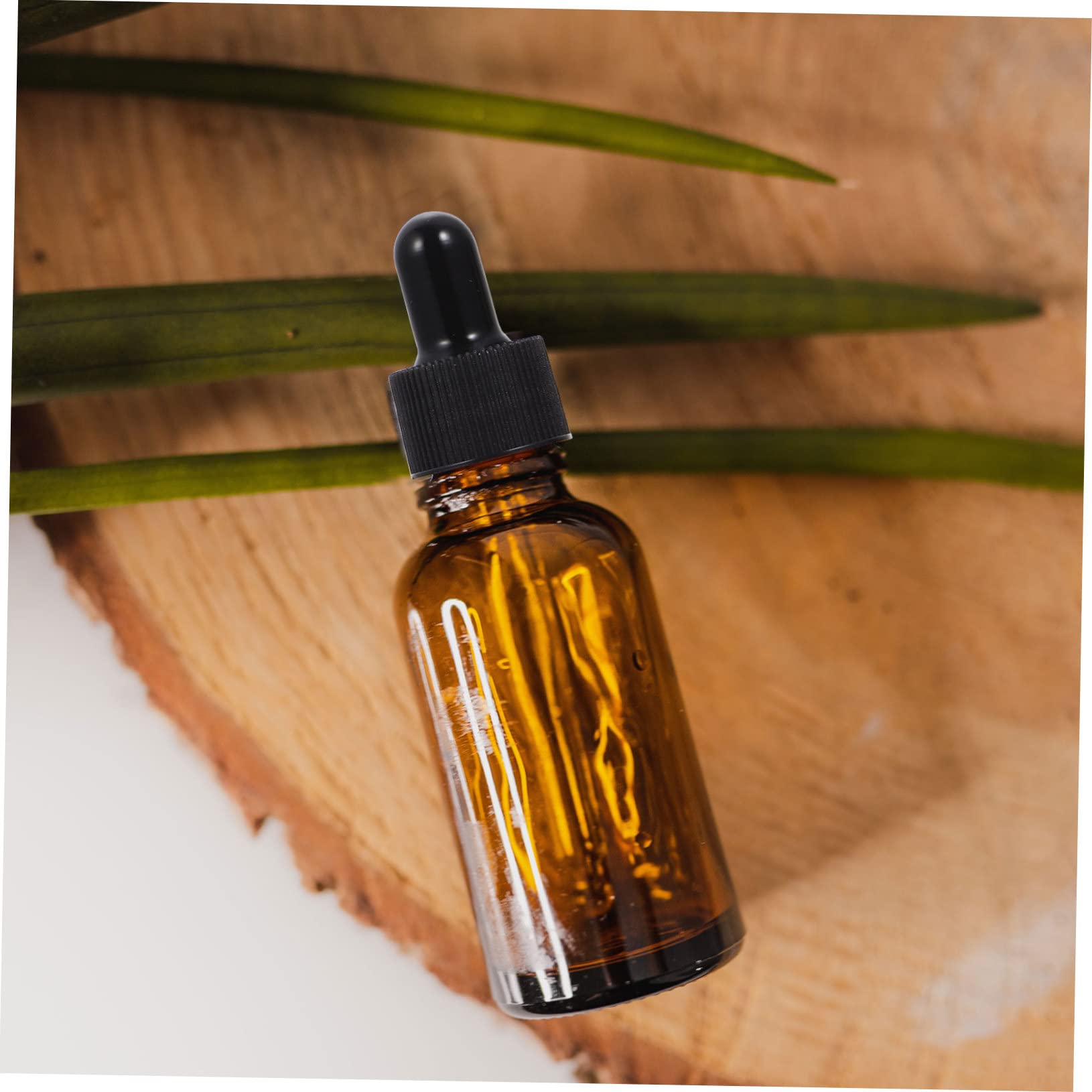 40 botellas de vidrio para aceites esenciales, botellas de líquido cosmético, frasco cuentagotas de vidrio, cuentagotas vacías, de de cutícula, de líquido de