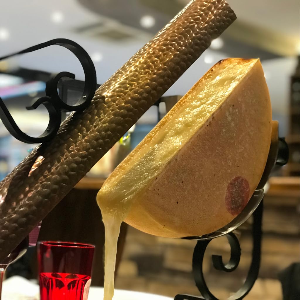 Raclette de Savoie IGP Fermière – 1/4 de Meule 1,2kg - Fromage Authentique au Lait Cru de Montagne – Affinée en Savoie – Idéale pour Raclette & Plats Chauds – Goût Fruité & Fondant - Premium