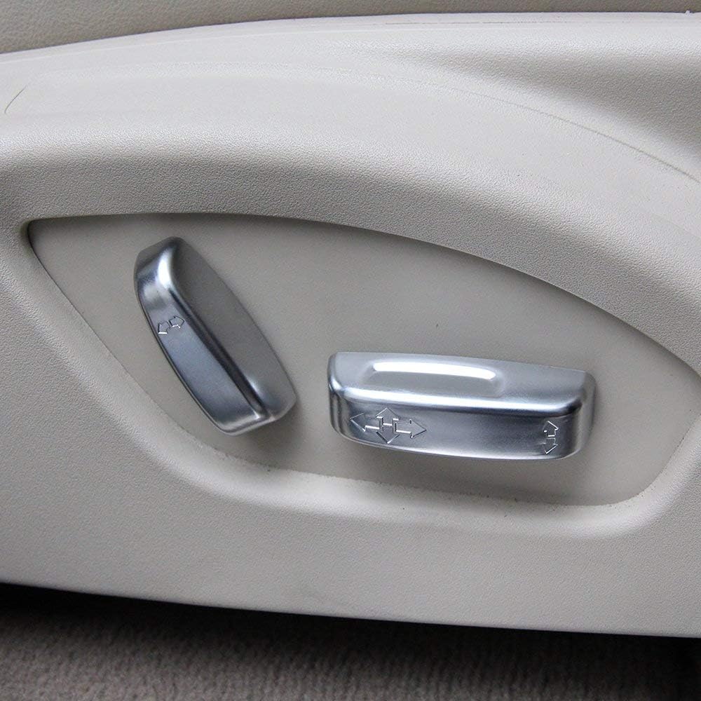 ABS Plastic Seat Adjustment Button Cover Trim Car Accessories Matte Silver for Volvo XC60 V60 V40 S60 S80 C30 C70
