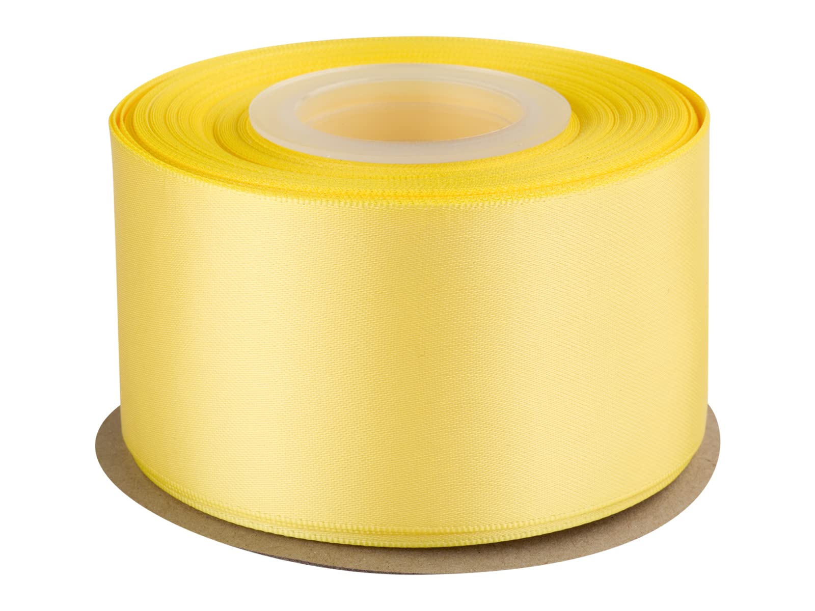 Double Faced Satin Ribbon, 50mm X 22M, Solid Polyester Craft Ribbon, Perfect for Gift Wrapping Crafts